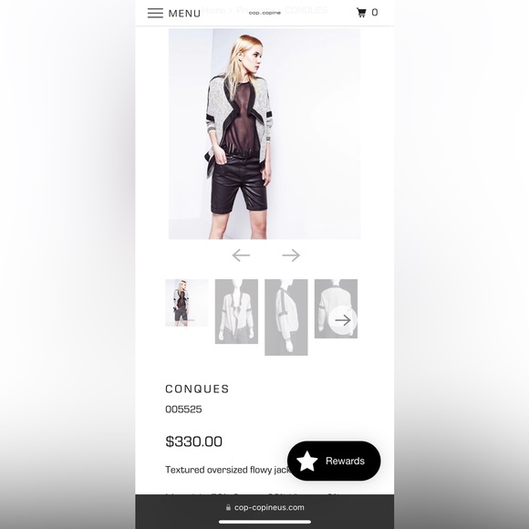 Cop copine conques veste size 36 - Picture 2 of 9